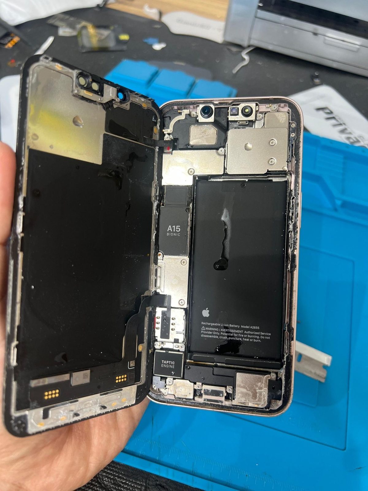 3. Water or Liquid Damage example 2